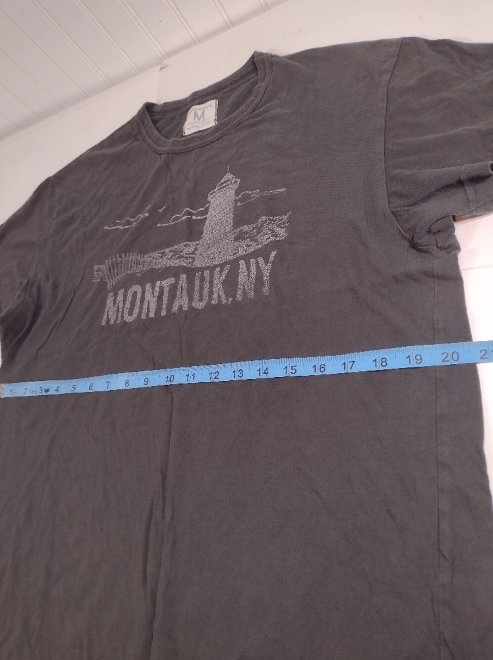 Tailgate Montauk, NY Graphic Short-Sleeve Tee - Charcoal Gray - Picture 8 of 10